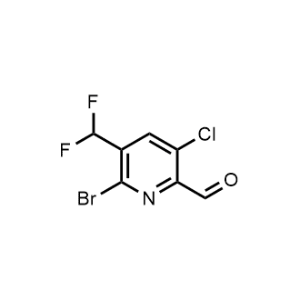 6-Bromo-3-chloro-5-(difluoromethyl)picolinaldehyde|CS-1162759