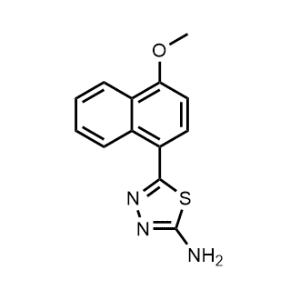 5-(4-Methoxynaphthalen-1-yl)-1,3,4-thiadiazol-2-amine|CS-1162856