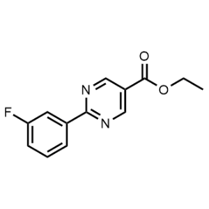 Ethyl 2-(3-fluorophenyl)pyrimidine-5-carboxylate|CS-1162953