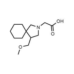 2-(4-(Methoxymethyl)-2-azaspiro[4.5]decan-2-yl)acetic acid|CS-1162966