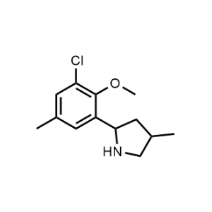 2-(3-Chloro-2-methoxy-5-methylphenyl)-4-methylpyrrolidine|CS-1163063