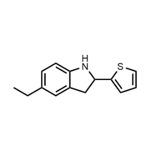 5-Ethyl-2-(thiophen-2-yl)indoline|CS-1163199