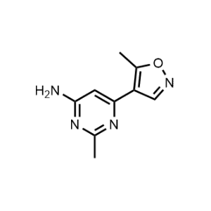 2-Methyl-6-(5-methylisoxazol-4-yl)pyrimidin-4-amine|CS-1163232