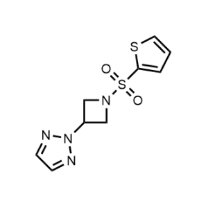 2-(1-(Thiophen-2-ylsulfonyl)azetidin-3-yl)-2H-1,2,3-triazole|CS-1163304
