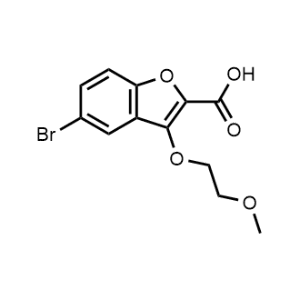 5-Bromo-3-(2-methoxyethoxy)benzofuran-2-carboxylic acid|CS-1163319