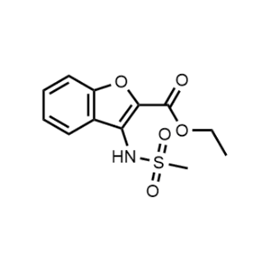 Ethyl 3-(methylsulfonamido)benzofuran-2-carboxylate|CS-1163327