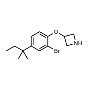 3-(2-Bromo-4-(tert-pentyl)phenoxy)azetidine|CS-1163337