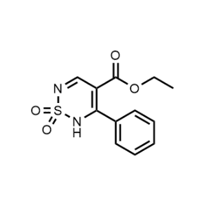 Ethyl 3-phenyl-2H-1,2,6-thiadiazine-4-carboxylate 1,1-dioxide|CS-1163369