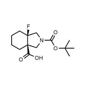 (3aS,7aR)-2-(tert-butoxycarbonyl)-7a-fluorooctahydro-3aH-isoindole-3a-carboxylic acid|CS-1163379