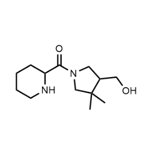 (4-(Hydroxymethyl)-3,3-dimethylpyrrolidin-1-yl)(piperidin-2-yl)methanone|CS-1163384