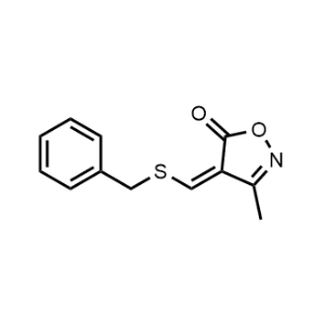 (Z)-4-((Benzylthio)methylene)-3-methylisoxazol-5(4H)-one|CS-1163505