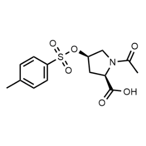 (2R,4R)-1-Acetyl-4-(tosyloxy)pyrrolidine-2-carboxylic acid|CS-1163561
