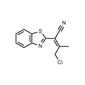 2-(Benzo[d]thiazol-2-yl)-4-chloro-3-methylbut-2-enenitrile|CS-1163635