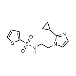 N-(2-(2-Cyclopropyl-1H-imidazol-1-yl)ethyl)thiophene-2-sulfonamide|CS-1163716