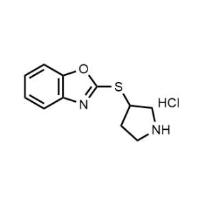 2-(Pyrrolidin-3-ylthio)benzo[d]oxazole hydrochloride|CS-1163944