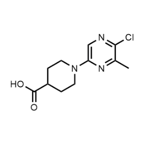 1-(5-Chloro-6-methylpyrazin-2-yl)piperidine-4-carboxylic acid|CS-1163962