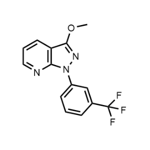 3-Methoxy-1-(3-(trifluoromethyl)phenyl)-1H-pyrazolo[3,4-b]pyridine|CS-1163966
