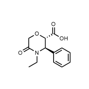 (2S,3R)-4-Ethyl-5-oxo-3-phenylmorpholine-2-carboxylic acid|CS-1164049