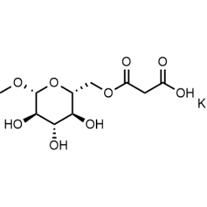 3-Oxo-3-(((2R,3S,4S,5R,6R)-3,4,5-trihydroxy-6-methoxytetrahydro-2H-pyran-2-yl)methoxy)propanoic acid, potassium salt|CS-1164077