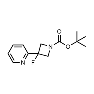 Tert-butyl 3-fluoro-3-(pyridin-2-yl)azetidine-1-carboxylate|CS-1164100