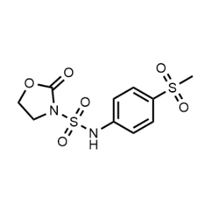 N-(4-(Methylsulfonyl)phenyl)-2-oxooxazolidine-3-sulfonamide|CS-1164171