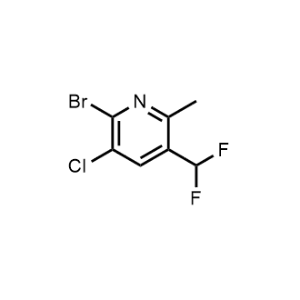 2-Bromo-3-chloro-5-(difluoromethyl)-6-methylpyridine|CS-1164323