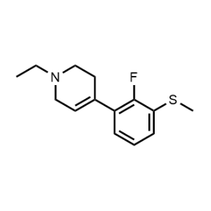 1-Ethyl-4-(2-fluoro-3-(methylthio)phenyl)-1,2,3,6-tetrahydropyridine|CS-1164430