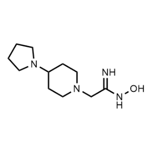 N-Hydroxy-2-(4-(pyrrolidin-1-yl)piperidin-1-yl)acetimidamide|CS-1164446