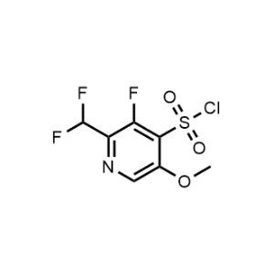 2-(Difluoromethyl)-3-fluoro-5-methoxypyridine-4-sulfonyl chloride|CS-1164449