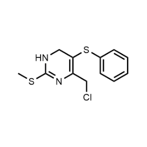 4-(Chloromethyl)-2-(methylthio)-5-(phenylthio)-1,6-dihydropyrimidine|CS-1164478