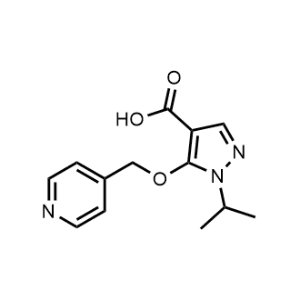 1-Isopropyl-5-(pyridin-4-ylmethoxy)-1H-pyrazole-4-carboxylic acid|CS-1164690