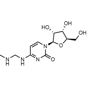 1-((2R,3R,4S,5R)-3,4-Dihydroxy-5-(hydroxymethyl)tetrahydrofuran-2-yl)-4-(((methylamino)methyl)amino)pyrimidin-2(1H)-one|CS-1164865