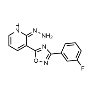 3-(3-Fluorophenyl)-5-(2-hydrazono-1,2-dihydropyridin-3-yl)-1,2,4-oxadiazole|CS-1164884