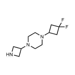 1-(Azetidin-3-yl)-4-(3,3-difluorocyclobutyl)piperazine|CS-1164940