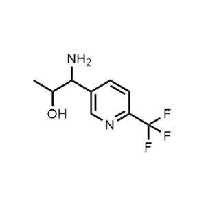 1-Amino-1-(6-(trifluoromethyl)pyridin-3-yl)propan-2-ol|CS-1165030