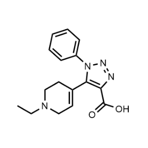 5-(1-Ethyl-1,2,3,6-tetrahydropyridin-4-yl)-1-phenyl-1H-1,2,3-triazole-4-carboxylic acid|CS-1165230