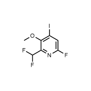 2-(Difluoromethyl)-6-fluoro-4-iodo-3-methoxypyridine|CS-1165370