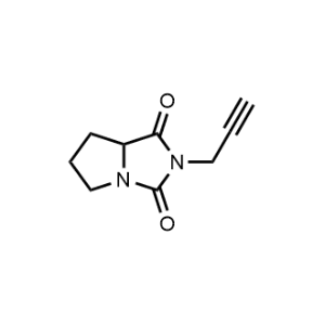 2-(Prop-2-yn-1-yl)tetrahydro-1H-pyrrolo[1,2-c]imidazole-1,3(2H)-dione|CS-1165628