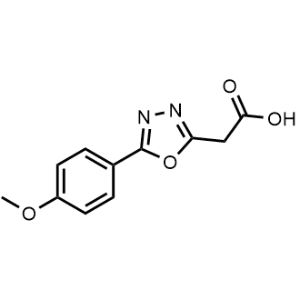 2-(5-(4-Methoxyphenyl)-1,3,4-oxadiazol-2-yl)acetic acid|CS-1165696