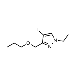 1-Ethyl-4-iodo-3-(propoxymethyl)-1H-pyrazole|CS-1165718