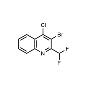 3-Bromo-4-chloro-2-(difluoromethyl)quinoline|CS-1165720