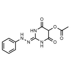 4,6-Dioxo-2-(2-phenylhydrazono)hexahydropyrimidin-5-yl acetate|CS-1165753