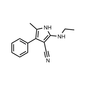 2-(Ethylamino)-5-methyl-4-phenyl-1H-pyrrole-3-carbonitrile|CS-1165773