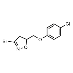 3-Bromo-5-((4-chlorophenoxy)methyl)-4,5-dihydroisoxazole|CS-1165793