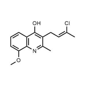 3-(3-Chlorobut-2-en-1-yl)-8-methoxy-2-methylquinolin-4-ol|CS-1165835