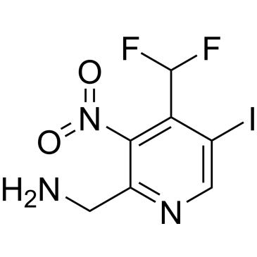 (4-(Difluoromethyl)-5-iodo-3-nitropyridin-2-yl)methanamine|CS-1165918