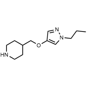 4-(((1-Propyl-1H-pyrazol-4-yl)oxy)methyl)piperidine|CS-1165923