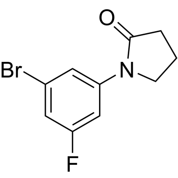 1-(3-Bromo-5-fluorophenyl)pyrrolidin-2-one|CS-1165982