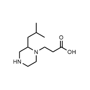 3-(2-Isobutylpiperazin-1-yl)propanoic acid|CS-1166014