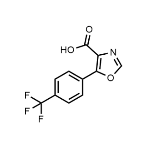 5-(4-(Trifluoromethyl)phenyl)oxazole-4-carboxylic acid|CS-1166035